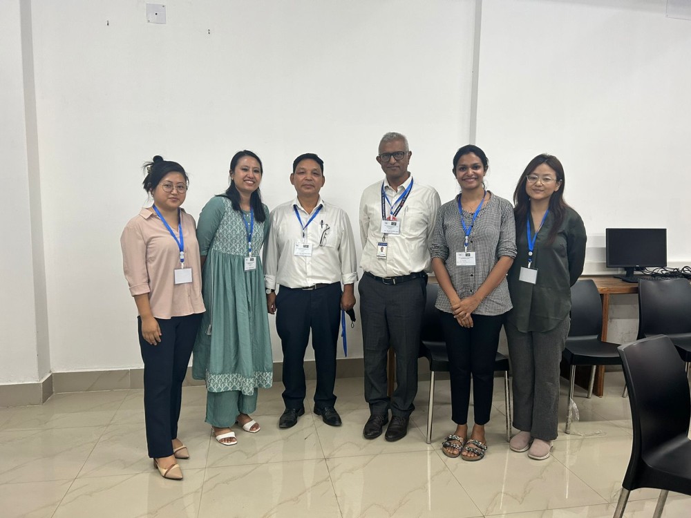 Resource persons at the two-day workshop on Blood Banking which was conducted at CIHSR on April 2 & 3.